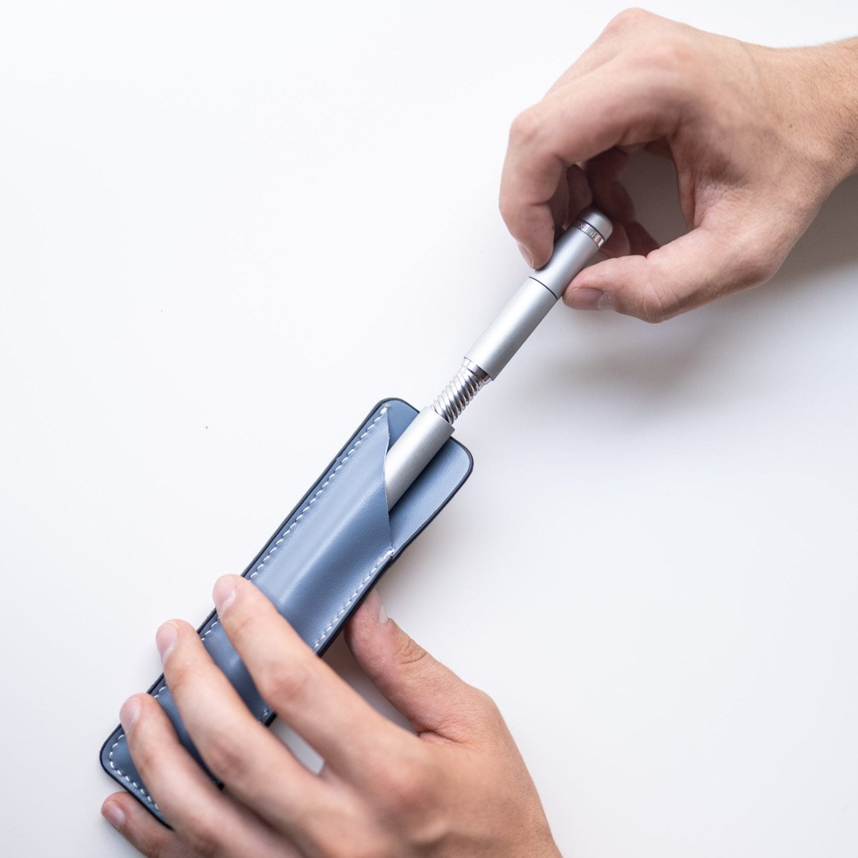 Helix Pen 2.0 grey grigia luxury penna di lusso e di design Marco Romano marcoromano.me
