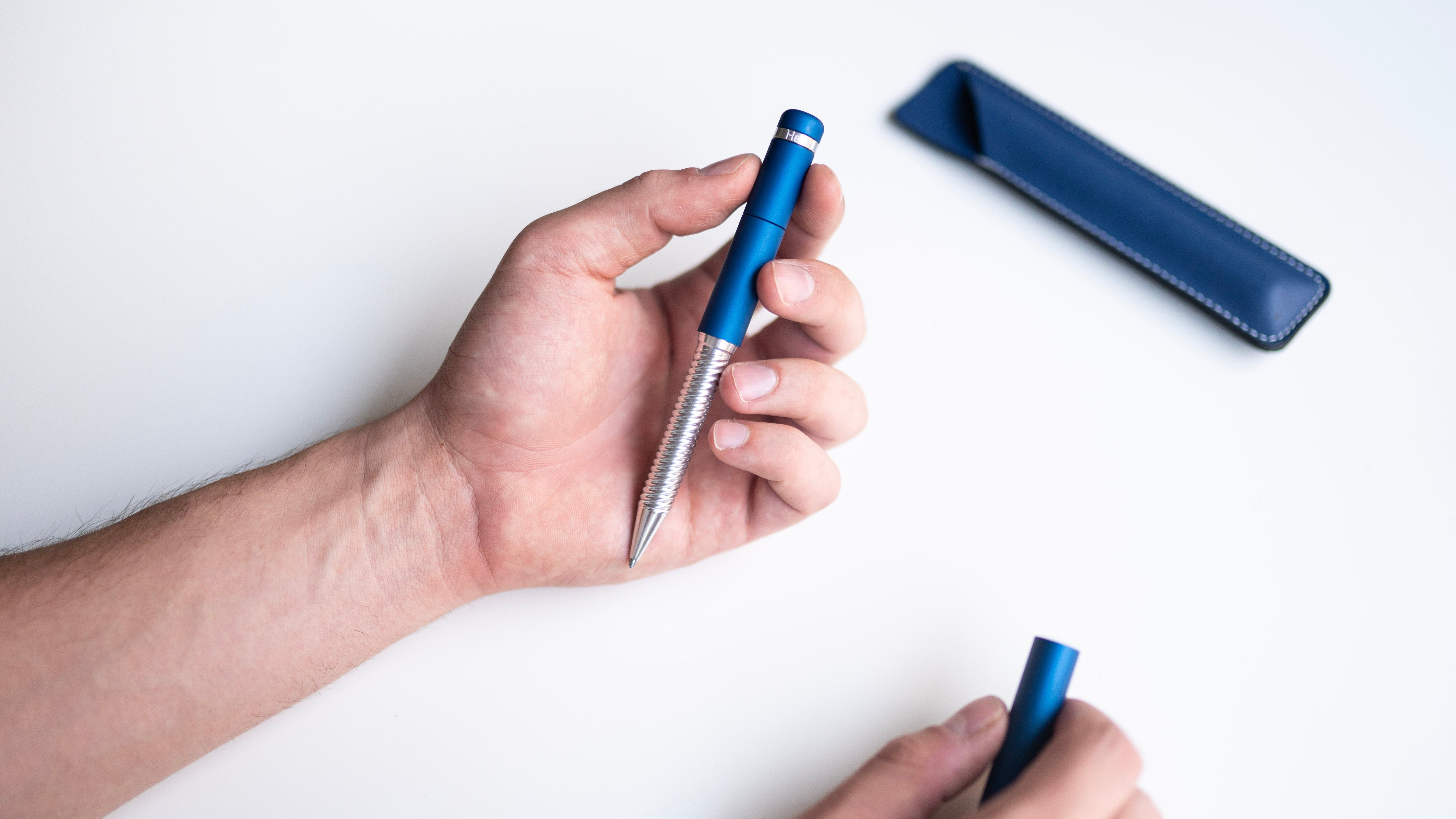 Helix pen 2.0 blue blu con helix case blu
