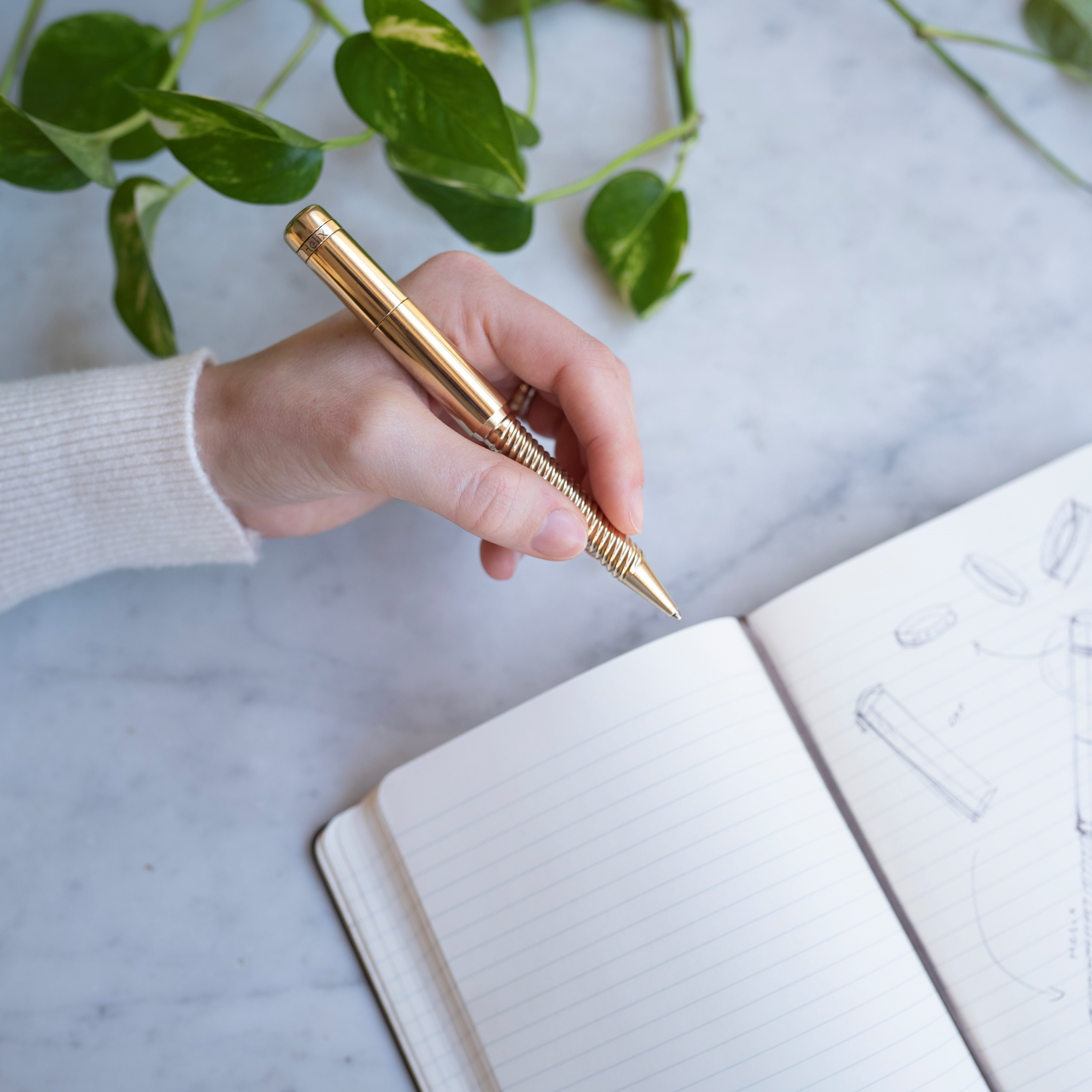 Helix pen ottone brass marcoromano.me marco romano exodus