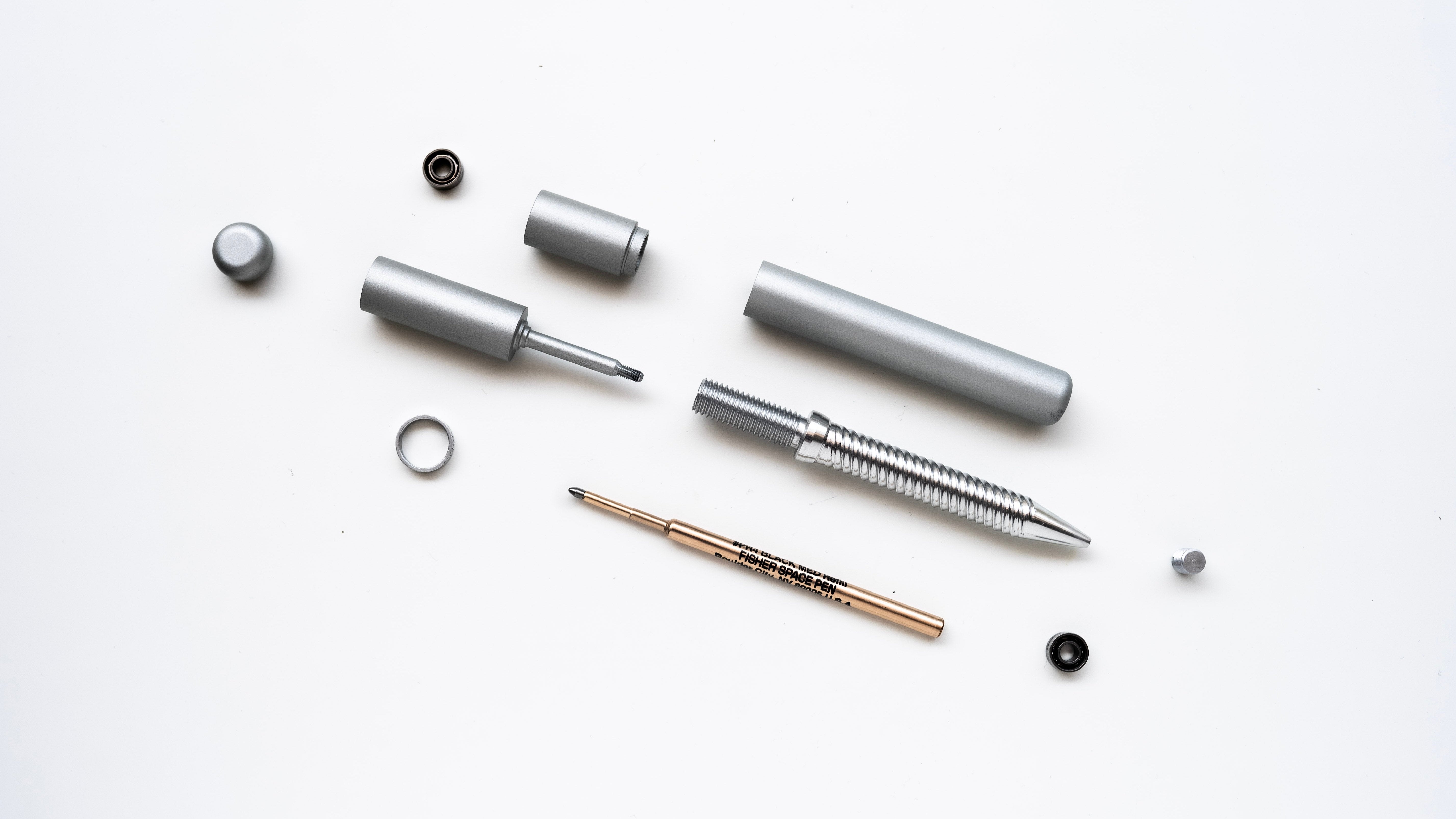 componenti penna helix grigi grey